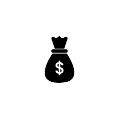 Graphic flat money icon for your design and website