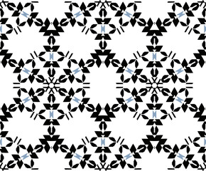 Geometric pattern. Seamless vector background. Ethnic graphic design.