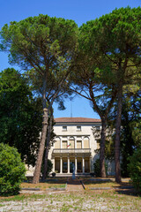 Fototapeta na wymiar Castelfranco Veneto, Italy: historic villa