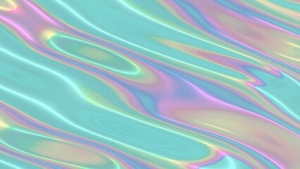 Light pearlescent texture of creases in the fabric, 16x9 landscape orientation background, 3D rendering