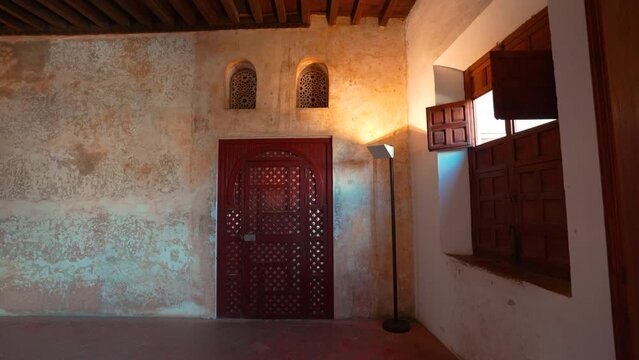 GRANADA, SPAIN - March 2022 : Alhambra fortress in Granada, Spain​