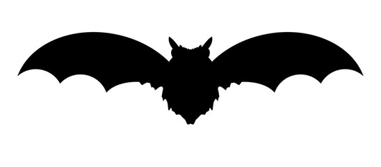 Bat silhouette - vector illustration	