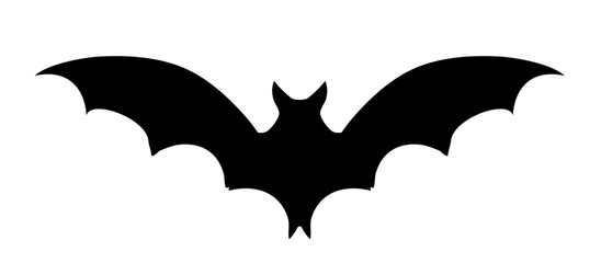Bat silhouette - vector illustration	