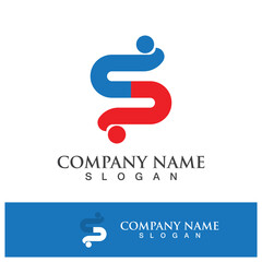 Business corporate S letter logo