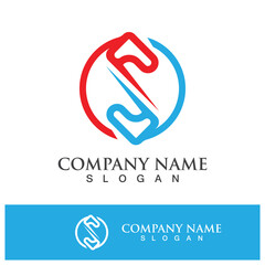 Business corporate S letter logo