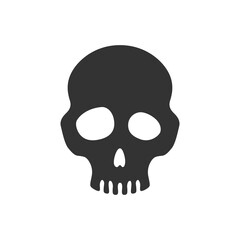 Halloween skull. Pirate sign. Jolly Roger symbol