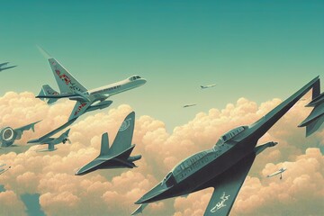 Aircraft Assembler. High quality 2d illustration