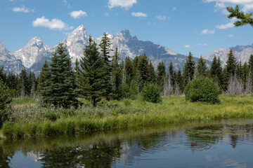 Grand Tetons Lake Reflections