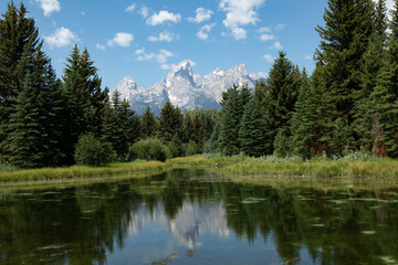 Grand Tetons Lake Reflections