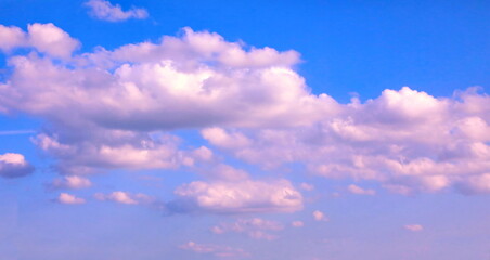 blue sky with clouds