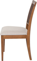 Wood chair. Object isolated of background