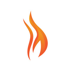 Fire flame Logo vector, Oil, gas and energy logo concept