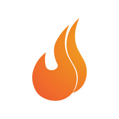 Fire flame Logo vector, Oil, gas and energy logo concept