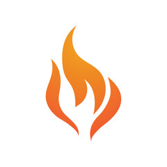 Fire flame Logo vector, Oil, gas and energy logo concept