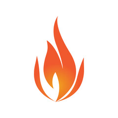 Fire flame Logo vector, Oil, gas and energy logo concept