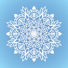 laser cut Mandala pattern. weeding mandala ornament,