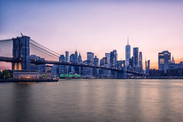 Obraz na płótnie Canvas The skyline of New York City, United States