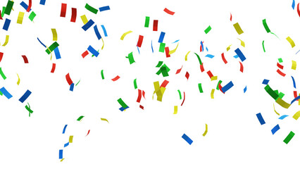 confetti background for celebrations concept, in png format with transparent background. - obrazy, fototapety, plakaty