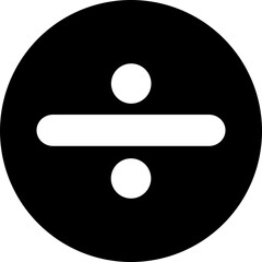 Fototapeta na wymiar division sign icon