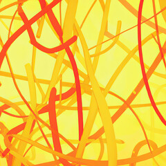 Fototapeta Abstract organic lines wallpaper background illustration autumn colors  honey shapes obraz