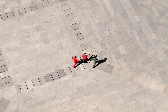 In piazza dall'alto
