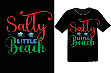 Salty Little Beach svg design