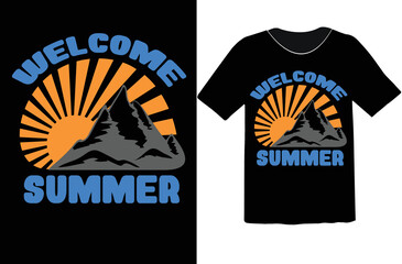 Welcome Summer svg design