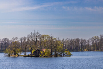 Svet pond in Trebon, Southern Bohemia, Czech Republic