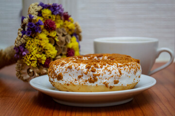 breakfast with coffee