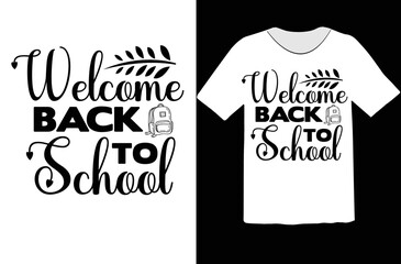 Welcome Back to School svg design