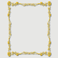 Frame, in the style of an ornament, Vector illustration eps 10, Art.