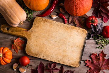 Autumn cooking background