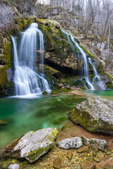 Waterfall Virje (Slap Virje), Triglavski national park, Slovenia