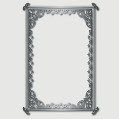 Frame, in the style of an ornament, Vector illustration eps 10, Art.