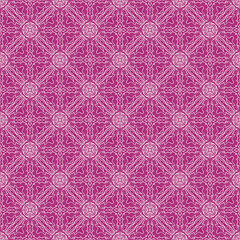 abstract white line on pink background, seamless pattern background, floral fabric ethnic illustration design graphic.