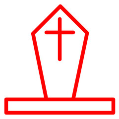 Fototapeta premium funeral icon