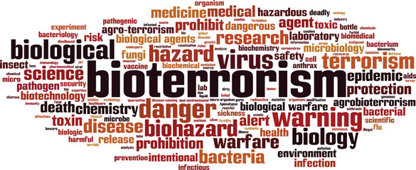 Bioterrorism word cloud