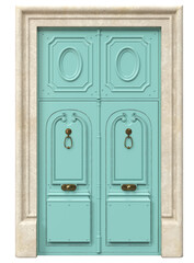 Obraz premium Entrance classic doors for the house