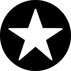 Star symbol, web and computer icon, transparent backgrounds