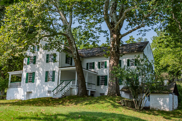 The Ironmasters Mansion, Hopewell Furnace National Historic Site, Pennsylvania, USA, Elverson, Pennsylvania