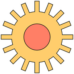 gear symbol illustration