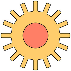 gear symbol illustration