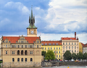Old town in Prague cityscape Czech Republic