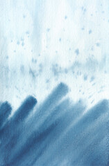 gloomy gray blue watercolor background for design and mood
