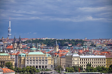 Fototapeta na wymiar Prague cityscape landmark Czech Republic