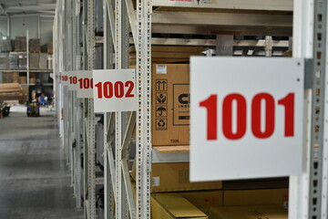 warehouse full of containers