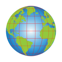latitude and longitude diagram of earth - obrazy, fototapety, plakaty