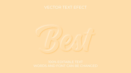 Best neumorphism editable text effect