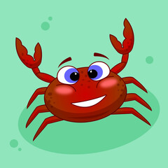 Cartoon crab