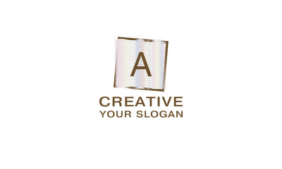 Modern letter A logo design. Business monogram, digital technology concept icon, company.